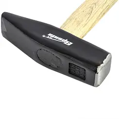 Молоток слесарный Sparta 600 г, квадратный боек, деревянная рукоятка 102125