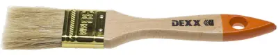 Кисть флейцевая DEXX деревянная ручка натуральная щетина 38мм 0100-038_z02