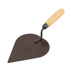 Кельма штукатура Россия стальная, деревянная усиленная ручка 86224