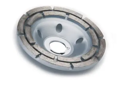 Чашка алмазная 125х22,2 сегментная двухрядная DIAJET