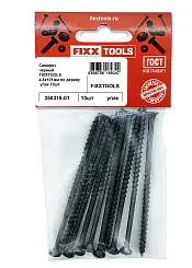Саморез по дереву FIXXTOOLS 4,8х101мм черный упак 10шт