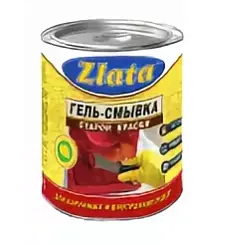 Очиститель старой краски ZLATA гель-смывка 1кг