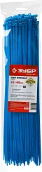Кабельные стяжки синие КС-С1, 4.8 x 400 мм, 100 шт, нейлоновые, ЗУБР Профессионал