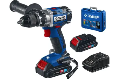 Бесщеточная дрель-шуруповерт ЗУБР Профессионал DB-201-22