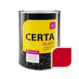 Эмаль по металлу CERTA-PLAST ярко-красная 0,8 кг