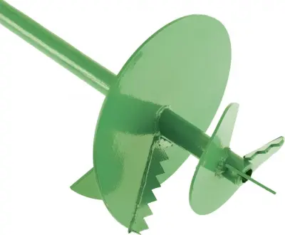 Бур садовый шнековый, 1085 мм, диаметр 200 мм, Россия// Сибртех