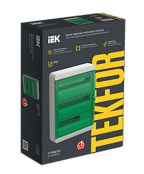 Бокс навесной IEK TEKFOR КМПн-54 IP65 54 модуля зеленая прозрачная дверца TF5-KP72-N-54-65-K03-K06