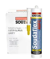 Клей-герметик полиуретановый SOUDAL SOUDAFLEX 40FC серый 300мл 137854