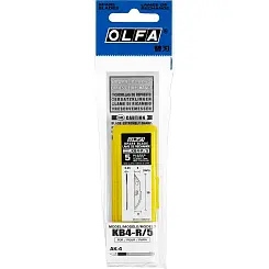 Лезвия OLFA 6мм закругленные для ножа OL-KB4-R/5