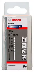 Сверло по металлу HHS-G 4х75 Bosch 
