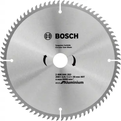 Пильный диск BOSCH ECO AL 250 х 30мм Т80 2608644393