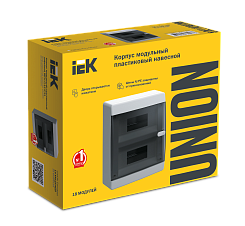 Бокс навесной IEK UNION Compact ЩРН-П-18 IP41 18 модулей прозрачная дверца UIC-KP12-N-18-41-K01