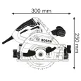Пила циркулярная BOSCH 1350Вт 165 мм GKS 55+ GCE 0601682100