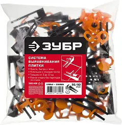 Система выравнивания плитки СВП ЗУБР 1.7мм зажим + клин 50шт 3383-H50
