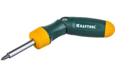 Отвертка KRAFTOOL X-Hard-21 набор: реверсивно-рычажная с насадками 21 шт 26151-H21