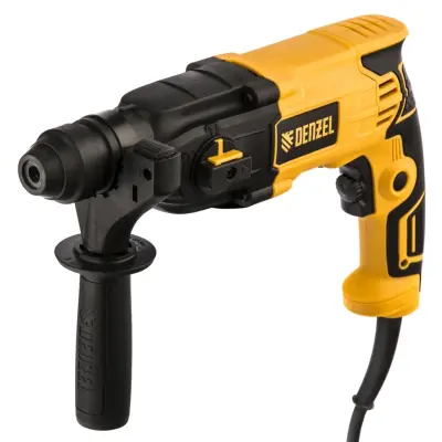 Перфоратор электрический Denzel RH-650-18, SDS-plus, 650 Вт, 2,0 Дж, 3 плюс 1 реж 26603