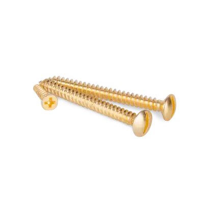 Винты для накладного выключателя 3шт. Werkel золото Ретро WL18-21-01