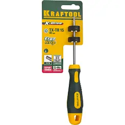Отвертка слесарная KRAFTOOL TX HOLE 15х80мм 250077-15-080