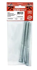 Шуруп сантехнический Глухарь FIXXTOOLS 8.0х120мм DIN 571 упак 3шт