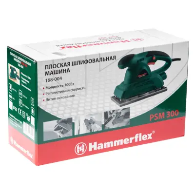 Плоскошлифовальная машина HAMMER 300Вт 115x230мм PSM300