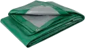 Тент укрывной OXISS 120г/м2 3х4м зеленый-серый