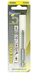 Сверло по керамике и стеклу Trio-Diamond Quadro 5мм 440005