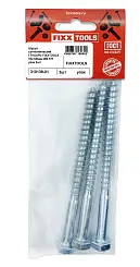 Шуруп сантехнический Глухарь FIXXTOOLS 10х140мм DIN 571 упак 3шт