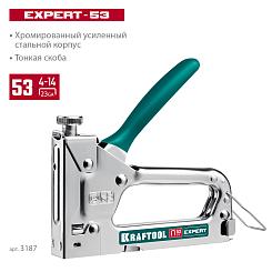 Степлер стальной компактный KRAFTOOL Expert-53 тип 53 A/10/JT21 23GA 4 - 14 мм 3187_z01