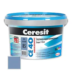 Затирка цементная Ceresit CE40 №85 серо-голубой 2кг 1427838