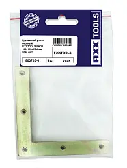 Крепежный уголок оконный FIXXTOOLS РНО8 100х100х15х2мм упак 4шт