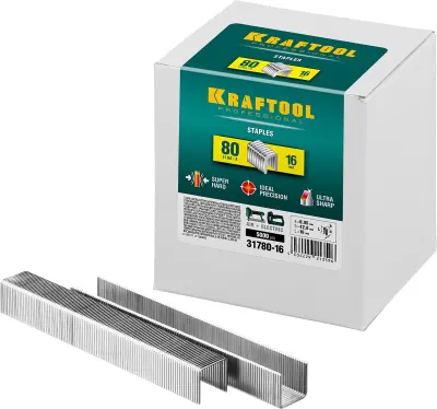 Скобы для степлера тип 80, 5000 шт KRAFTOOL 16мм
