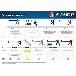 Запасные сопла ЗУБР Профессионал упак 5 шт для закрытых пистолетов для герметика 06633-S