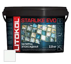 Затирка эпоксидная Litokol Starlike EVO S.100 Абсолютно Белый 2.5кг 485110003