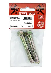 Анкерный болт с гайкой FIXXTOOLS 12х75мм упак 2шт