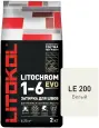 Затирка цементная Litokol Litochrom EVO 1-6 LE 200 белый 2кг 500180002