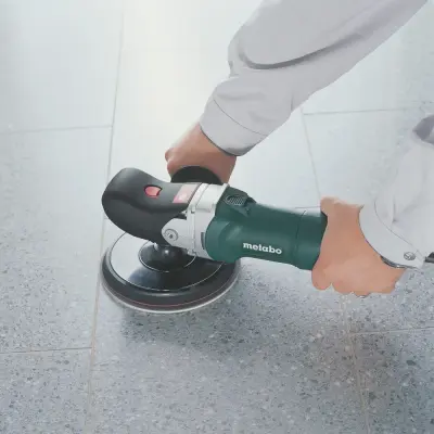 Полировальная шлифмашина METABO 1200Вт 175мм угловая PE 12-175 SET набор насадок