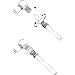 Переходник ЭРА гнездо F-штекер TV угловой упаковка 100 шт Б0048296