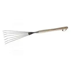 Грабельки веерные из нержавеющей стали ЗУБР 290х120х605 мм, 7 зубцов