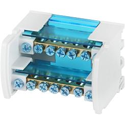 Шины на DIN-рейку ЭРА NO-224-13 в корпусе кросс-модуль ШНК 2х7 L+PEN Б0043931