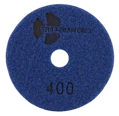 Диск алмазный шлифовальный гибкий АГШК Черепашка TRIO-DIAMOND 100мм № 400 мокрая шлифовка 340400