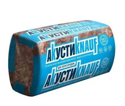 Шумоизоляция АкустиKnauf Плита 50х610х1230мм 12м2