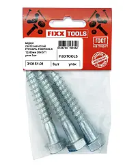Шуруп сантехнический Глухарь FIXXTOOLS 12х80мм DIN 571 упак 3шт
