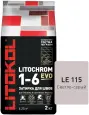 Затирка цементная Litokol Litochrom EVO 1-6 LE 115 светло-серый 2кг 500110002 Затирка цементная Litokol Litochrom EVO 1-6 LE 115 светло-серый 2кг 500110002