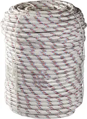 Фал плетёный полипропиленовый СИБИН 24-прядный с сердечником, d=12мм кгс 1000