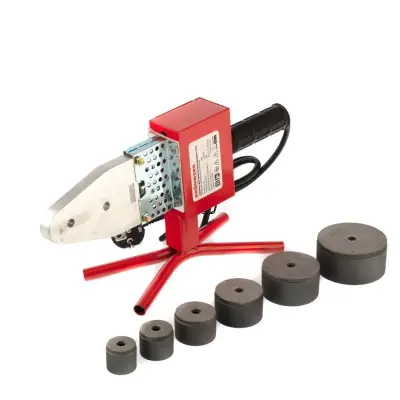 Аппарат для сварки пласт. труб КW800 800 Вт 300 °C насадки 20-25-32-40-50-63 мм мет.кейс// Kronwerk