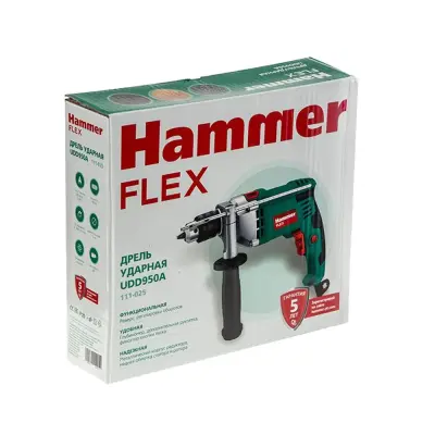 Дрель HAMMER 950Вт ударная UDD950A