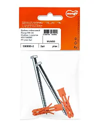 Дюбель нейлоновый Mungo MN-SS 12х60мм с шурупом HEX 1380080 FT-упак 2шт