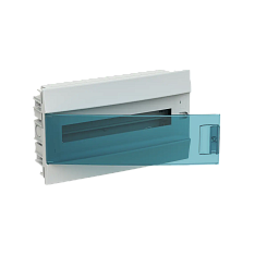 Бокс встраиваемый ABB MISTRAL41 IP41 18 модулей прозрачная зелен дверца 1SLM004101A1204