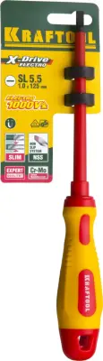 Отвертка высоковольтная 250083-5.5-125 KRAFTOOL SL5.5х125мм