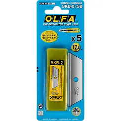 Лезвие OLFA 5шт 17.5х72х0.6мм трапециевидное для ножа OL-SKB-2/5B